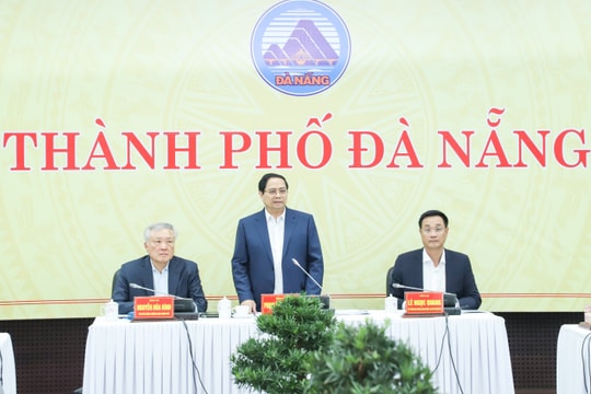 Thủ tướng Chính phủ Phạm Minh Chính: Tạo điều kiện để Đà Nẵng phát huy tiềm năng, lợi thế, đóng góp tích cực hơn vào tăng trưởng của cả nước