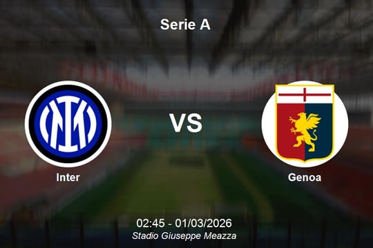 Nhận định Inter vs Genoa - Serie A: Thử thách cho ngôi đầu tại Giuseppe Meazza
