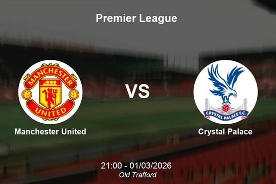 Nhận định Manchester United vs Crystal Palace - Premier League: Quỷ đỏ củng cố vị thế Top 4