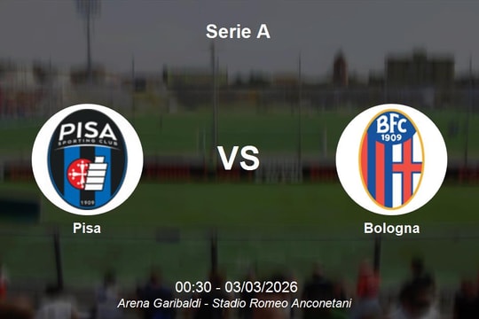 Nhận định Pisa vs Bologna - Serie A: Thử thách cực đại cho chủ nhà Arena Garibaldi