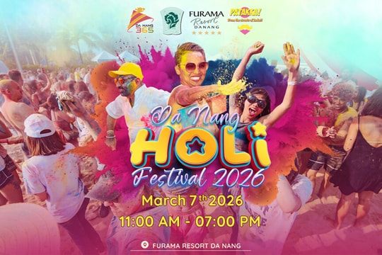 Da Nang Holi Festival 2026 promises colorful, fascinating cultural-entertainment experience