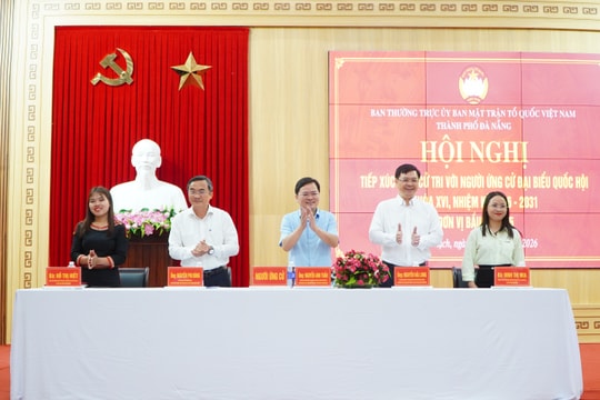 Ứng cử viên đại biểu Quốc hội khóa XVI, Đơn vị bầu cử số 5 tiếp xúc cử tri phường Tam Kỳ, Bàn Thạch, Hương Trà