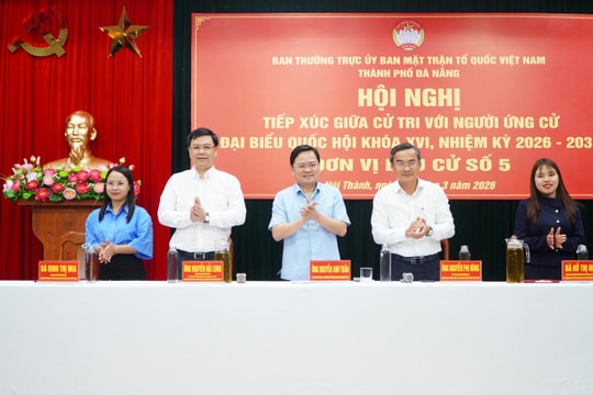 Ứng cử viên đại biểu Quốc hội khóa XVI, Đơn vị bầu cử số 5 tiếp xúc cử tri xã Núi Thành và Tam Anh