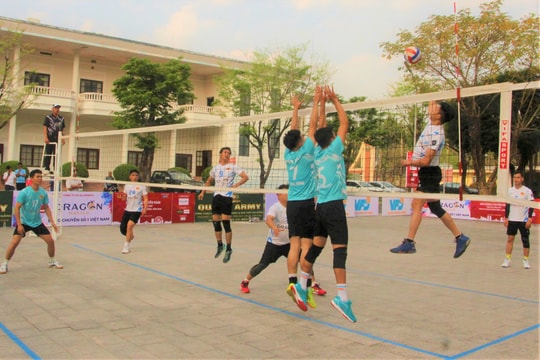 Khởi tranh Giải bóng chuyền Công an thành phố Đà Nẵng 2026