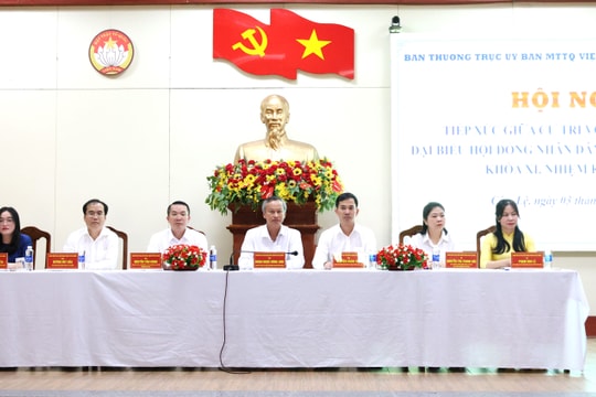 Ứng cử viên đại biểu HĐND thành phố Đà Nẵng, Đơn vị bầu cử số 5 tiếp xúc cử tri, vận động bầu cử tại phường Cẩm Lệ và Hòa Xuân