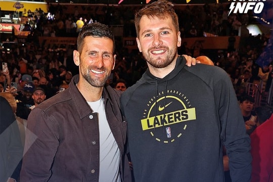 Luka Doncic vinh danh Novak Djokovic là vận động viên vĩ đại nhất lịch sử