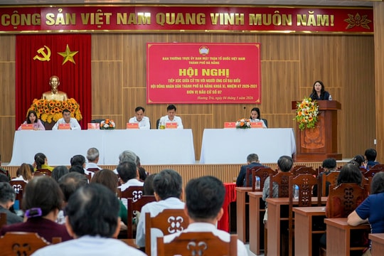 Ứng cử viên đại biểu HĐND thành phố Đà Nẵng, Đơn vị bầu cử số 7 tiếp xúc cử tri phường Hương Trà