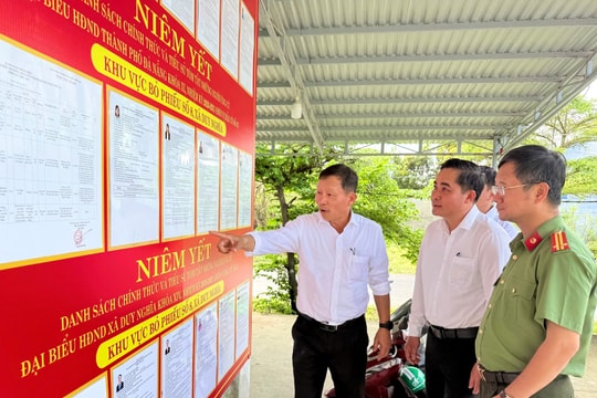 Kiểm tra công tác chuẩn bị bầu cử tại các địa phương