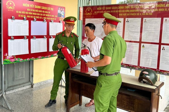 Giữ bình yên ngày hội toàn dân