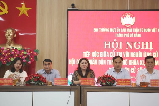 Ứng cử viên đại biểu HĐND thành phố, Đơn vị bầu cử số 7 tiếp xúc cử tri, vận động bầu cử tại phường Quảng Phú