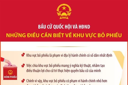 Bầu cử đại biểu Quốc hội và đại biểu HĐND: Những điều cần biết về khu vực bỏ phiếu