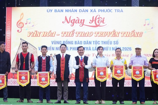 Khai mạc ngày hội Văn hóa - Thể thao truyền thống vùng đồng bào dân tộc thiểu số xã Phước Trà