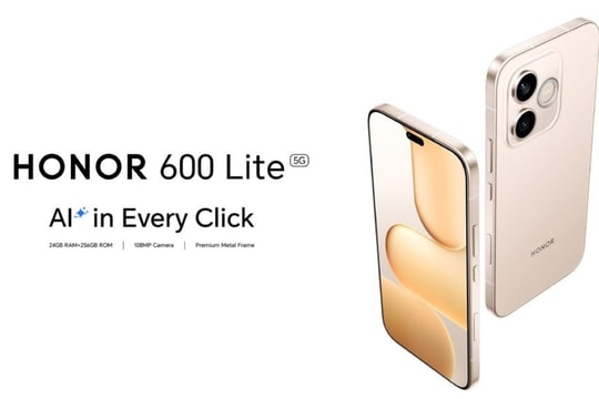 HONOR 600 Lite trình làng: Pin khủng 6520 mAh và màn hình đạt độ sáng kỷ lục 6500 nits