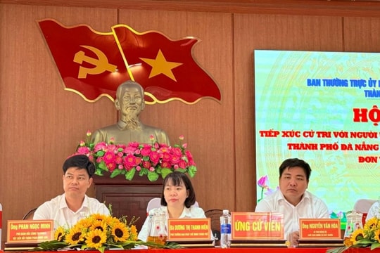 Ứng cử viên đại biểu HĐND thành phố, Đơn vị bầu cử số 17 tiếp xúc cử tri xã Duy Nghĩa
