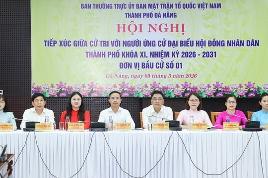 Ứng cử viên đại biểu HĐND thành phố, Đơn vị bầu cử số 1 tiếp xúc cử tri, vận động bầu cử tại phường Hải Châu và Hòa Cường