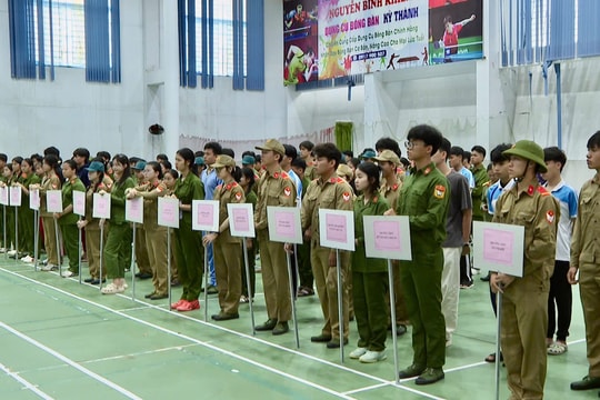 24 học sinh Đà Nẵng tranh tài ở Hội thao Giáo dục quốc phòng và an ninh toàn quốc lần thứ IV
