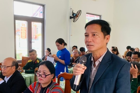 Ứng cử viên đại biểu HĐND thành phố, Đơn vị bầu cử số 19 tiếp xúc cử tri tại xã Đắc Pring