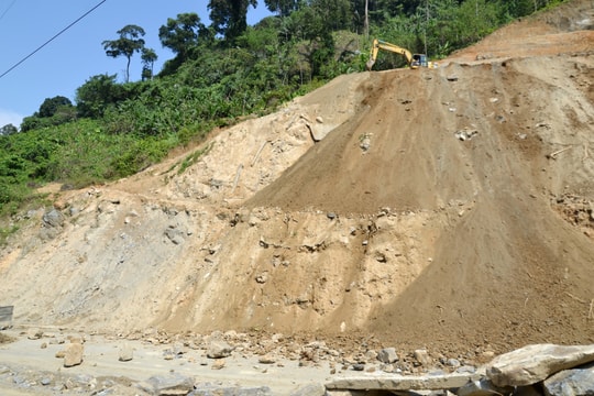 Khắc phục sạt lở quốc lộ 14E: Cơ bản hoàn tất cuối tháng 4/2026