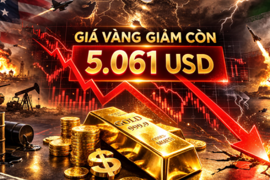 Cập nhật 08:30 sáng 06/03/2026: Giá vàng đồng loạt giảm 0,89, riêng BTMH giảm mạnh nhất 2,19