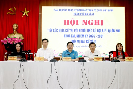 Ứng cử viên đại biểu Quốc hội khóa XVI, Đơn vị bầu cử số 5 tiếp xúc cử tri, vận động bầu cử