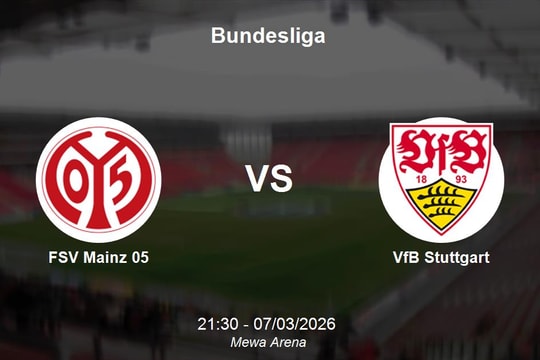 Nhận định FSV Mainz 05 vs VfB Stuttgart - Bundesliga 21h30 ngày 07/03/2026