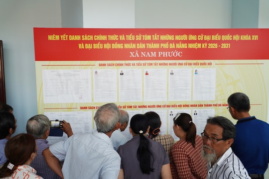 Gửi gắm niềm tin vào ứng cử viên