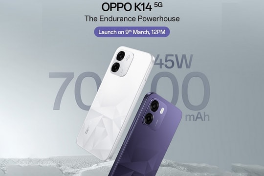 Giải mã OPPO K14: Smartphone tầm trung với pin 7,000 mAh và chuẩn kháng nước IP69