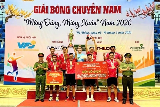 Cụm thi đua số 13 vô địch Giải bóng chuyền Công an thành phố Đà Nẵng