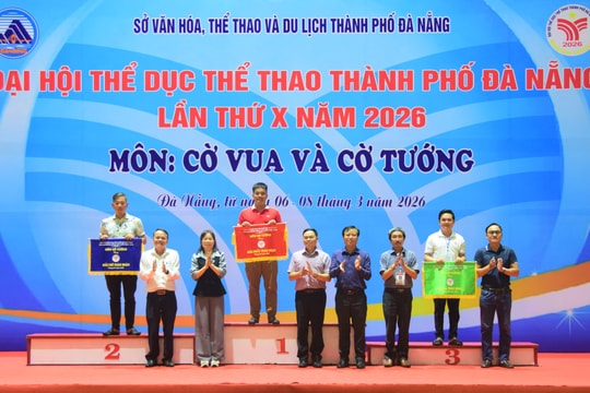 Phường Hải Châu xếp Nhất toàn đoàn giải cờ vua, cờ tướng thành phố Đà Nẵng