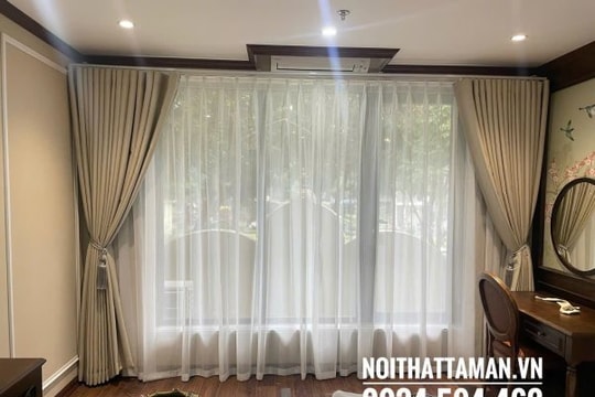 Rèm cửa sổ phòng ngủ Hà Nội, lắp đặt tận nơi, giá tại xưởng