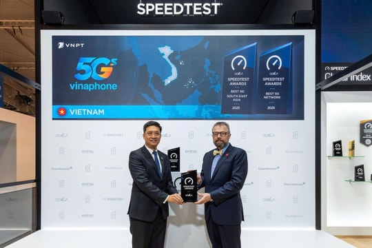 VinaPhone vượt Singtel giành giải mạng 5G tốt nhất Đông Nam Á từ Ookla