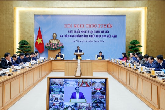 Thủ tướng Phạm Minh Chính chủ trì hội nghị về phát triển "kinh tế bạc"