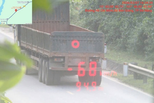 Công an Đà Nẵng tăng cường xử lý vi phạm tốc độ, bảo đảm an toàn giao thông