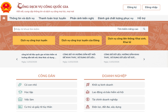 Tập trung xử lý dứt điểm hồ sơ trễ hạn trên Cổng dịch vụ công quốc gia