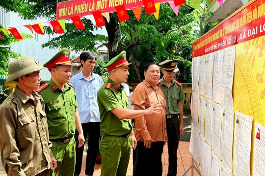 Cao điểm bảo đảm an ninh cho ngày bầu cử 15/3