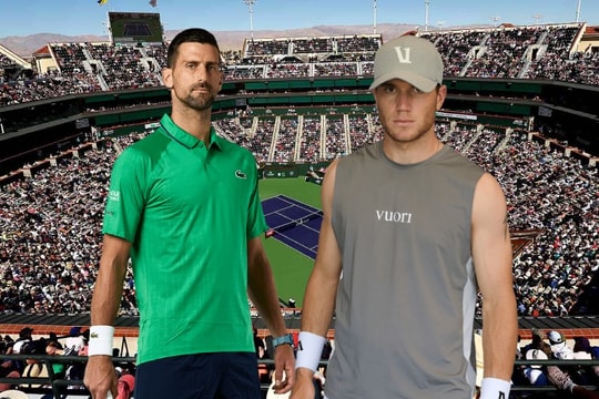 Novak Djokovic đối đầu Jack Draper tại Indian Wells: Thử thách từ 'kèo trái' trẻ tuổi