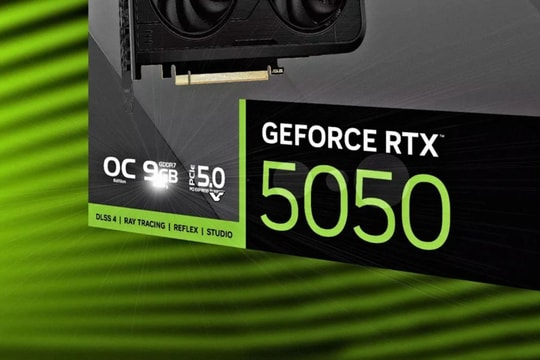 Nvidia RTX 5050 lộ diện thông số mới: Nâng cấp 9GB VRAM GDDR7 và chip xử lý GB206