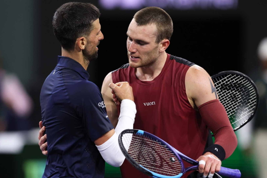 Jack Draper tạo địa chấn tại Indian Wells 2026 khi quật ngã Novak Djokovic