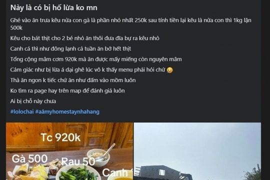 Lô Lô Chải: Đình chỉ homestay bị tố 'chặt chém' khách du lịch tại chân núi Rồng