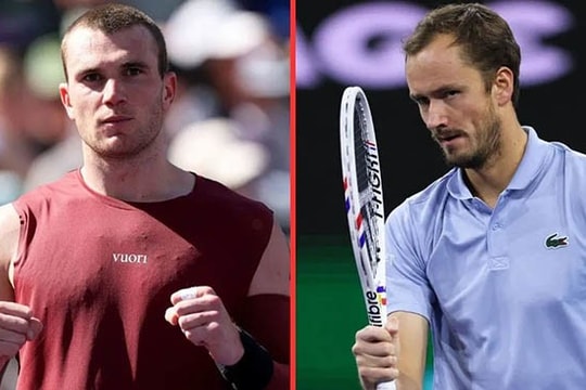 Medvedev khuất phục sát thủ Draper tại Indian Wells sau cú sốc set 1