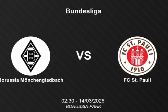 Nhận định Borussia Mönchengladbach vs FC St. Pauli - Bundesliga