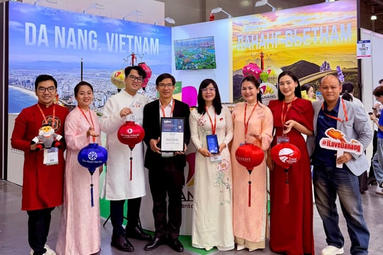 Gian hàng du lịch Đà Nẵng lọt top 3 gian hàng ấn tượng nhất Hội chợ Du lịch quốc tế MITT Moscow 2026