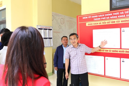 Kiểm tra công tác chuẩn bị bầu cử tại phường An Thắng và xã Tam Mỹ