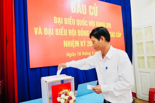 Phường Hải Châu vận hành thử nghiệm quy trình bỏ phiếu bầu cử