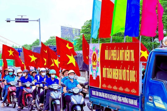 [Trực tiếp] Cầu truyền hình "Ngày hội non sông": Cử tri Đà Nẵng nô nức đi bỏ phiếu bầu cử