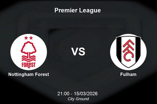 Nhận định Nottingham Forest vs Fulham - Premier League: Quyết chiến thoát hiểm tại City Ground
