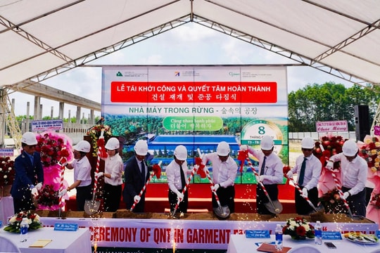 Tái khởi công xây dựng nhà máy sản xuất 1,5 triệu sản phẩm/năm