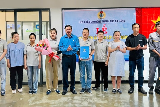 Thành lập công đoàn cơ sở Công ty TNHH D.R Vina