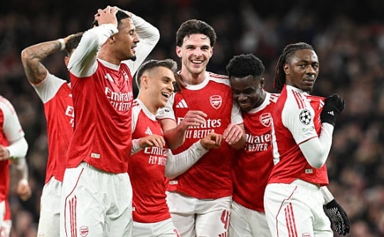 Arsenal hạ Leverkusen 2-0: Bản lĩnh Ngọn hải đăng của bóng đá Anh tại Champions League