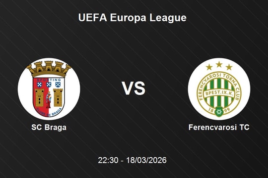 Nhận định SC Braga vs Ferencvarosi TC - UEFA Europa League: Thử thách cho đội chủ nhà